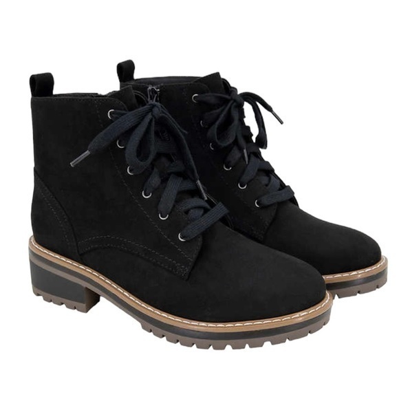 Kensie Lace Up Boot - Color Black - Size 10 - NWB - Picture 1 of 6